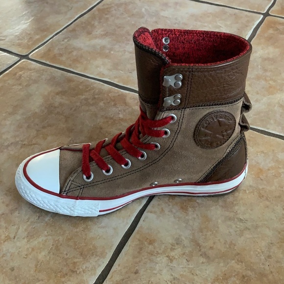 Converse CT 6 Elsie Roll-Down X-Hi Top Sneakers - Picture 2 of 14